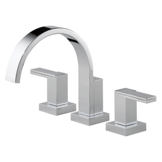 Siderna® | Two-Handle Wall Mount Lavatory Faucet - Less Handles